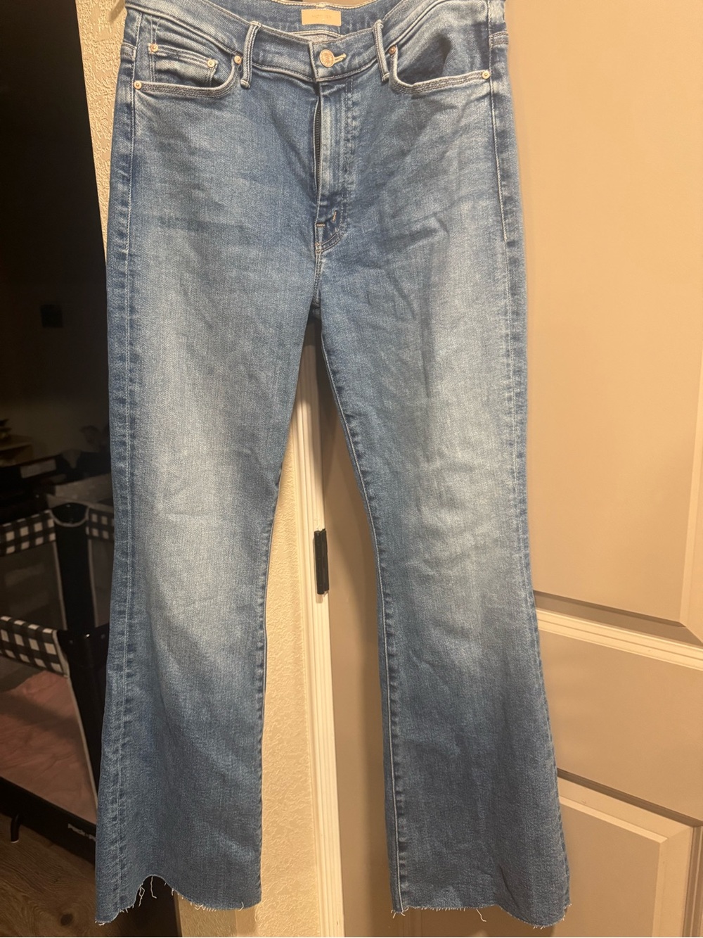 Mother Women's Light Blue Flared Jeans